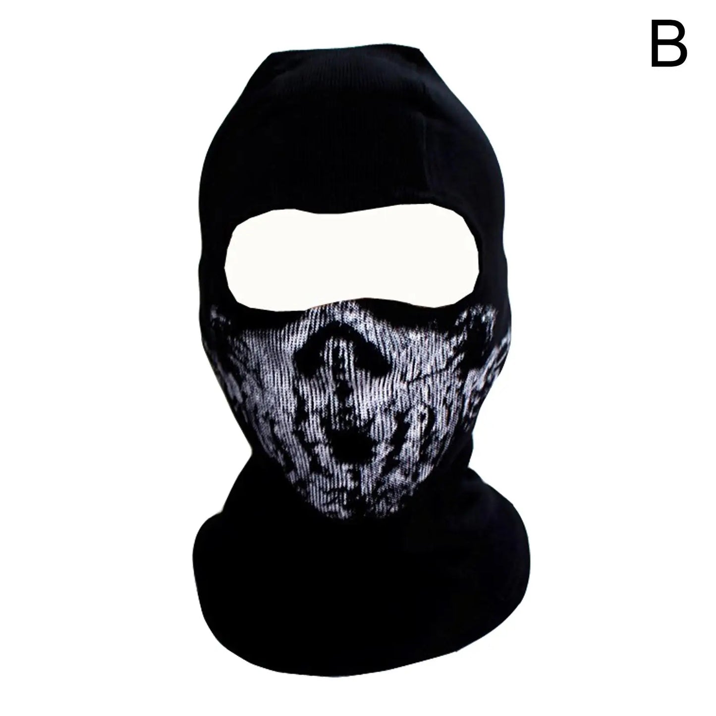 Skull Print Full Face Mask