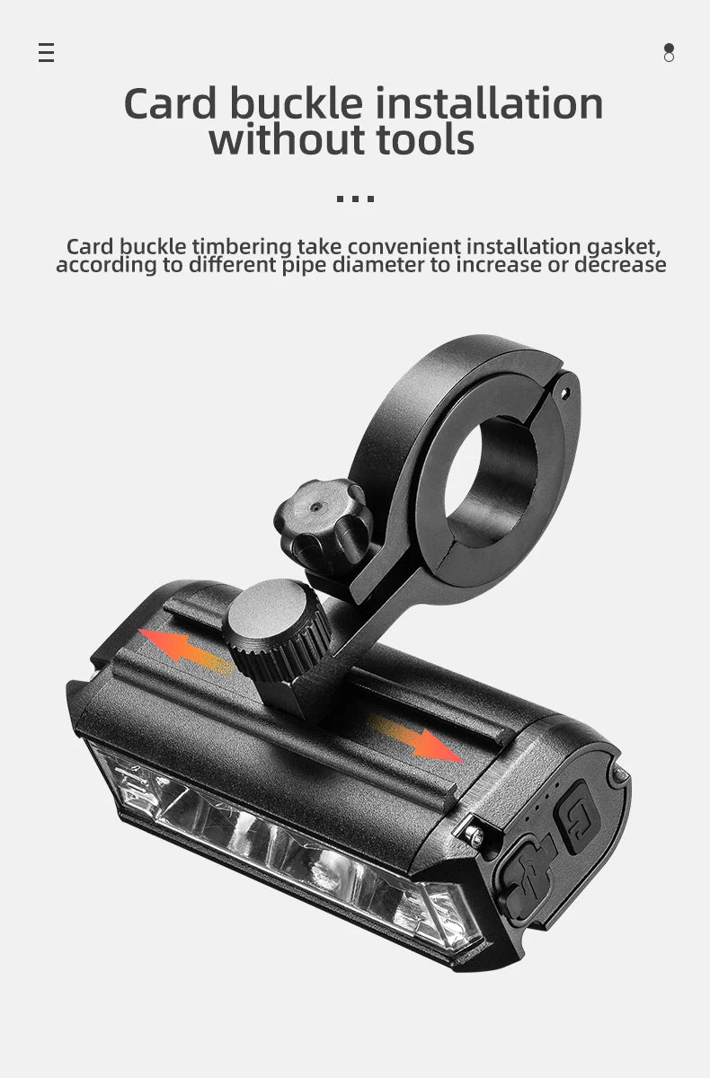 2600Lumen Bike Light 8000mAh