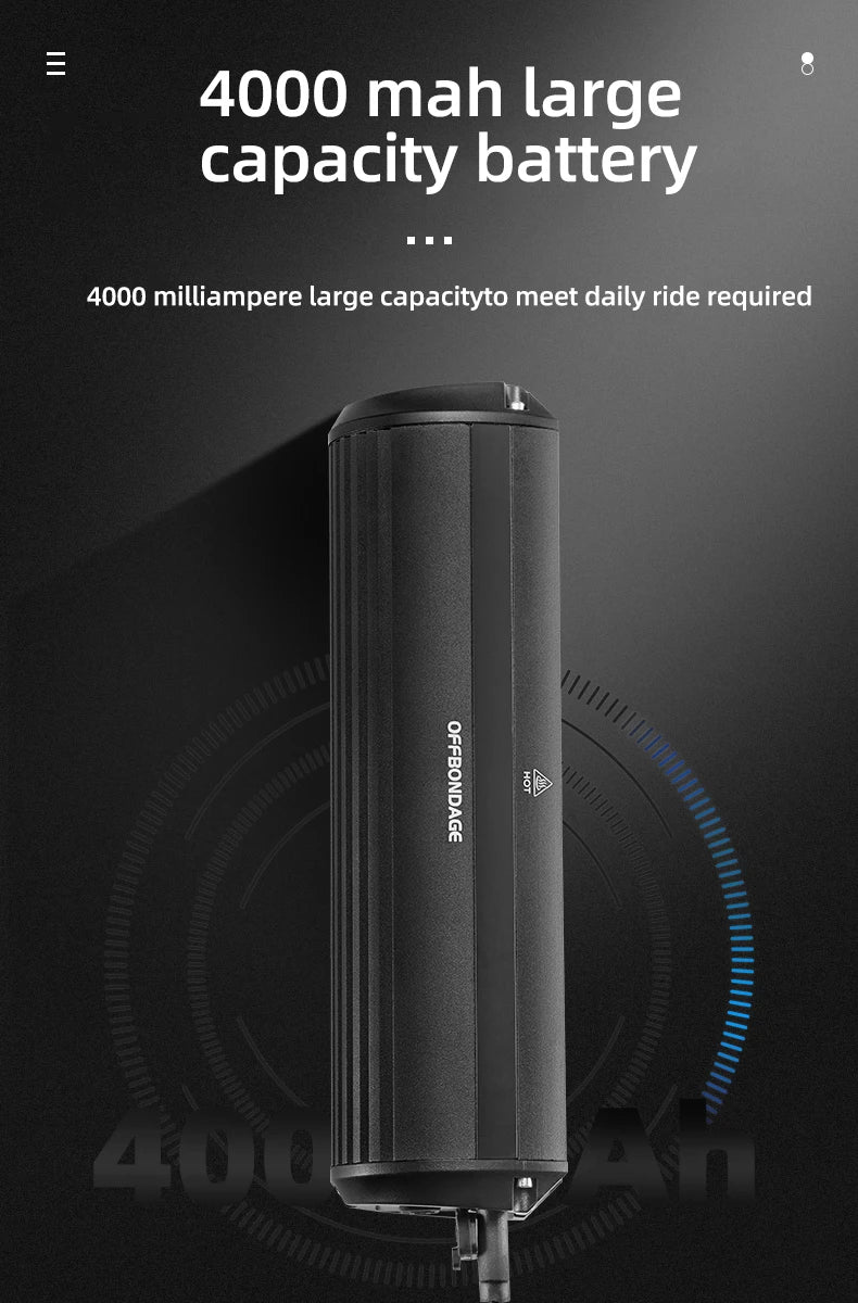 2600Lumen Bike Light 8000mAh