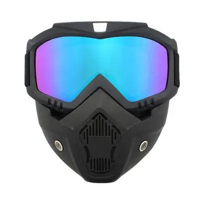 Windproof Skiing Goggles With Mouth Mask