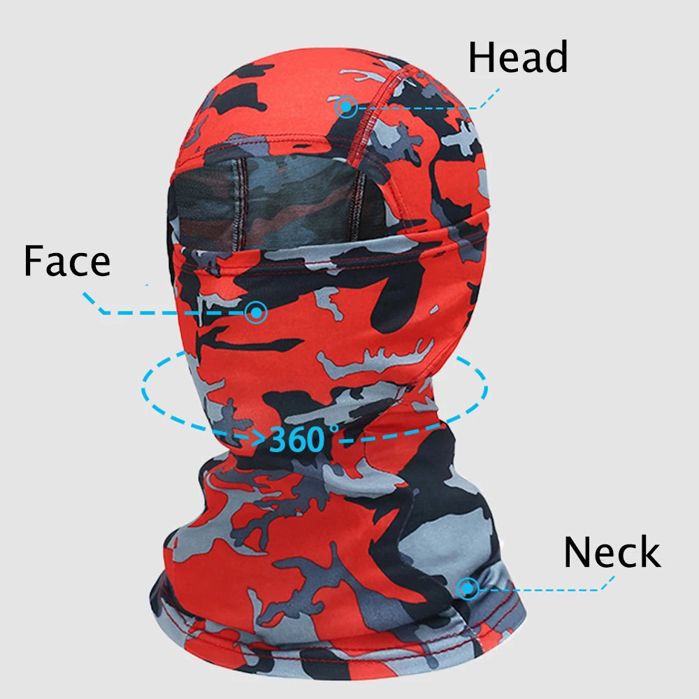 Colourful Camouflage Ski Mask
