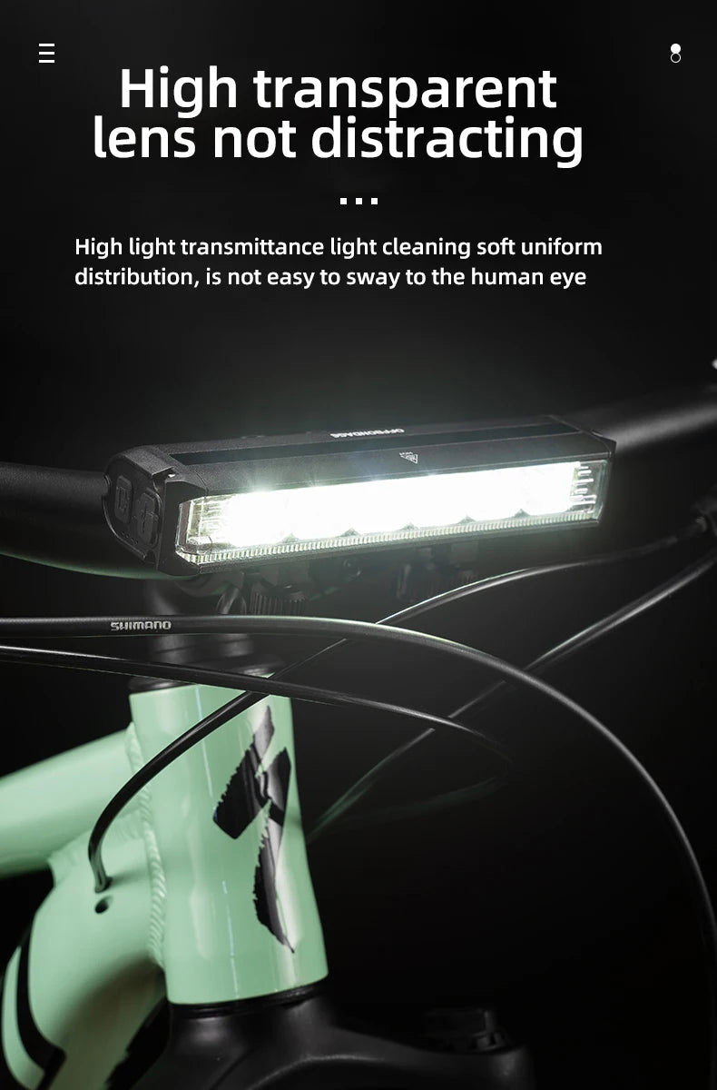 2600Lumen Bike Light 8000mAh