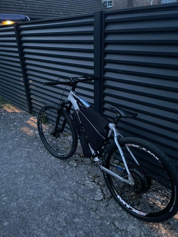 Boardman 72V 30ah 5000w E-Bike Conversion