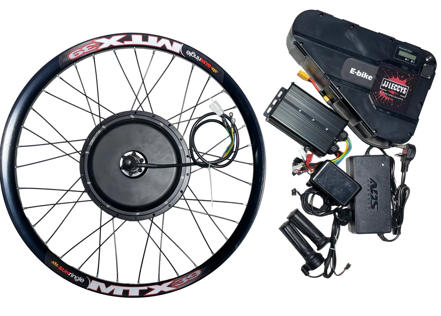 52V 30Ah 2000W MTX E-Bike Conversion Kit (UKC1 Display)