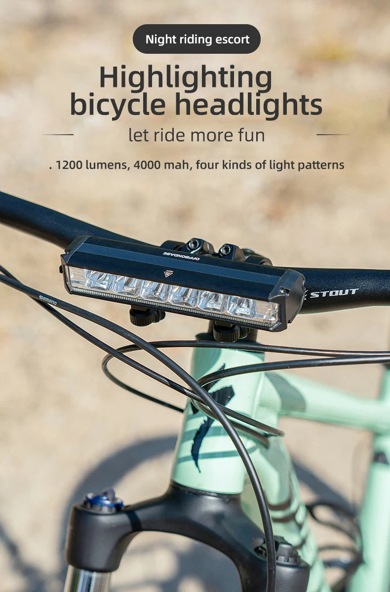 2600Lumen Bike Light 8000mAh