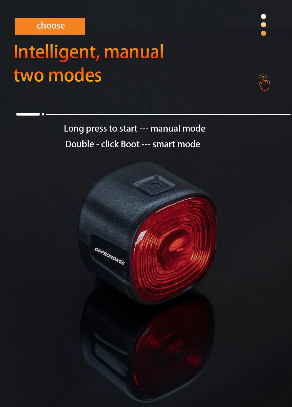 2600Lumen Bike Light 8000mAh