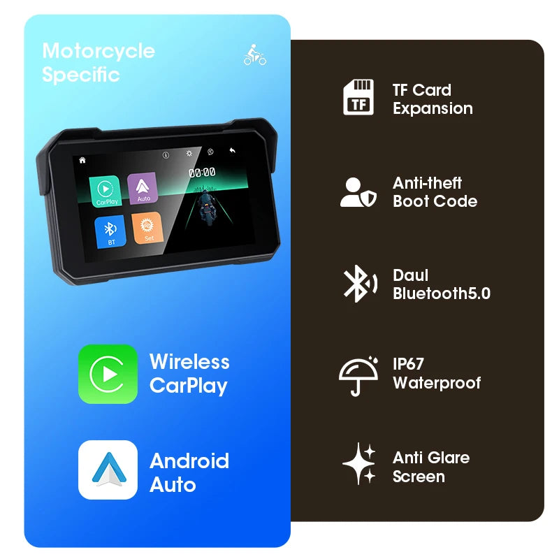 Car Play Screen for Bike