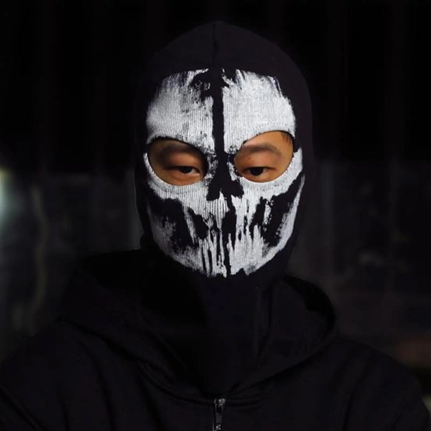 Skull Print Full Face Mask