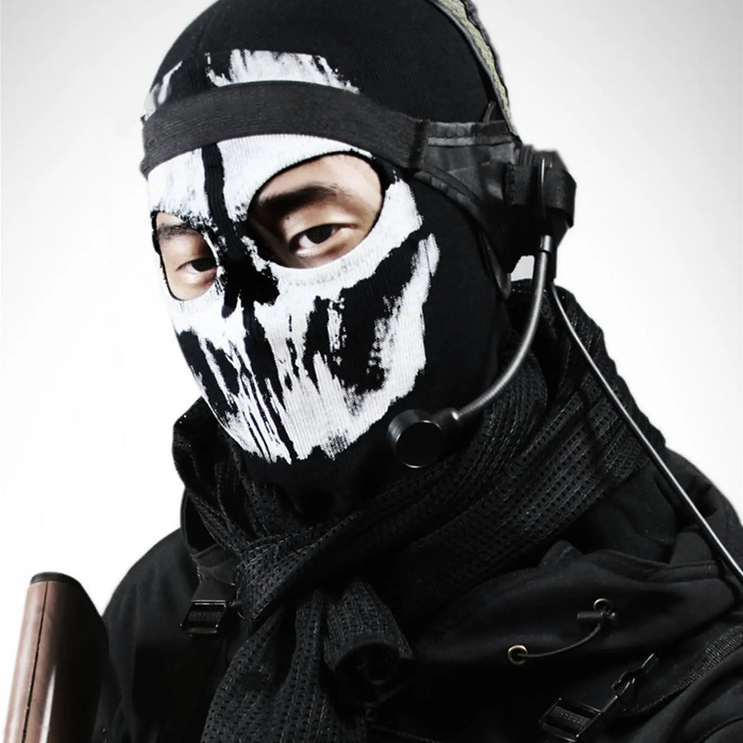 Skull Print Full Face Mask