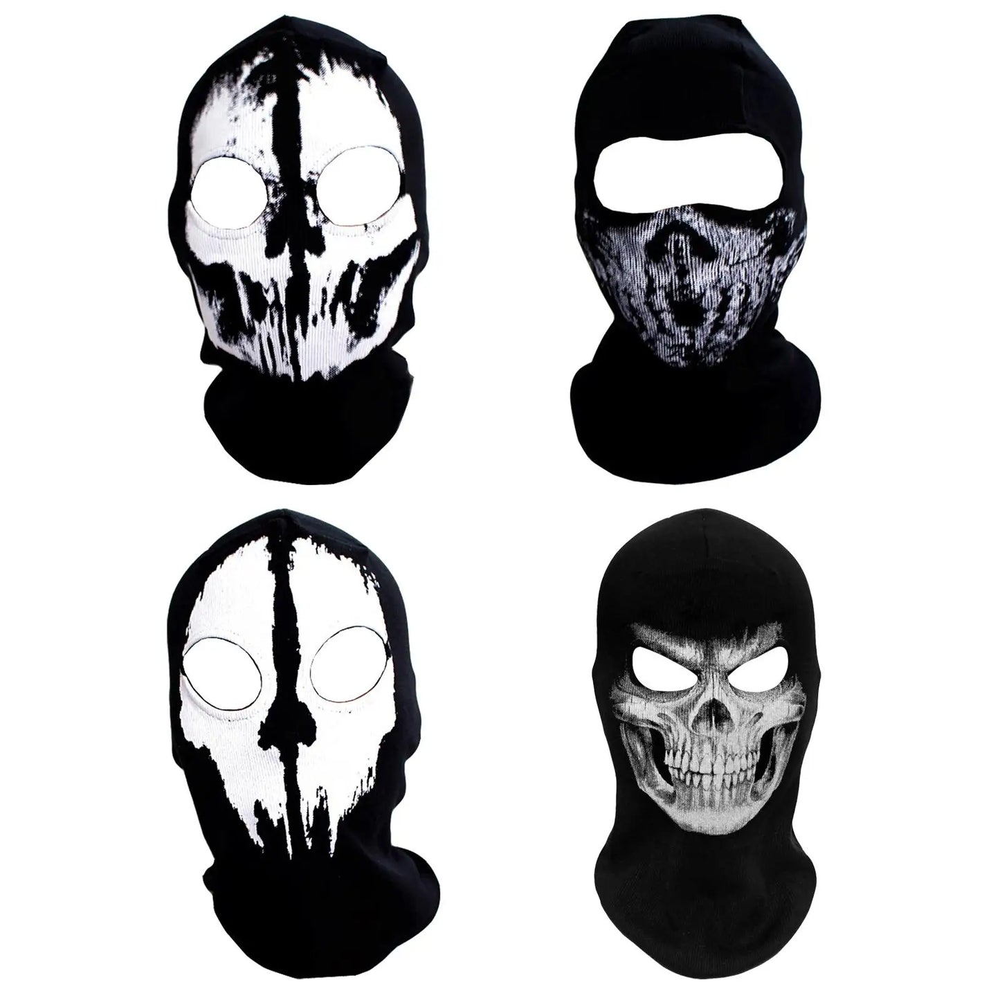 Skull Print Full Face Mask