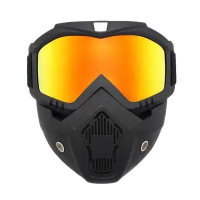 Windproof Skiing Goggles With Mouth Mask