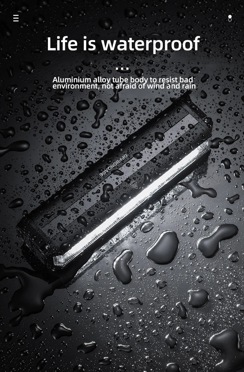 2600Lumen Bike Light 8000mAh